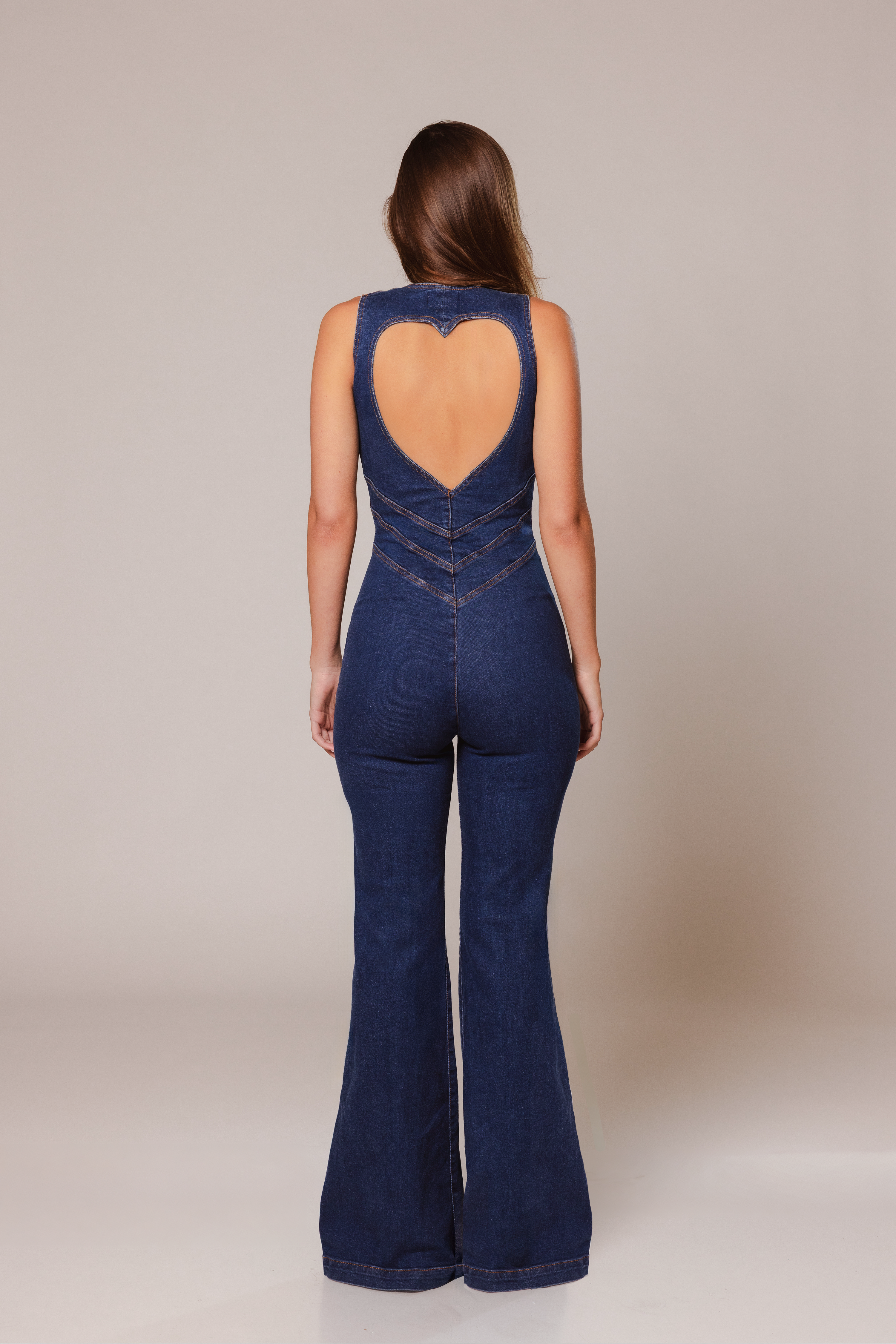 Aria Denim Jumpsuit