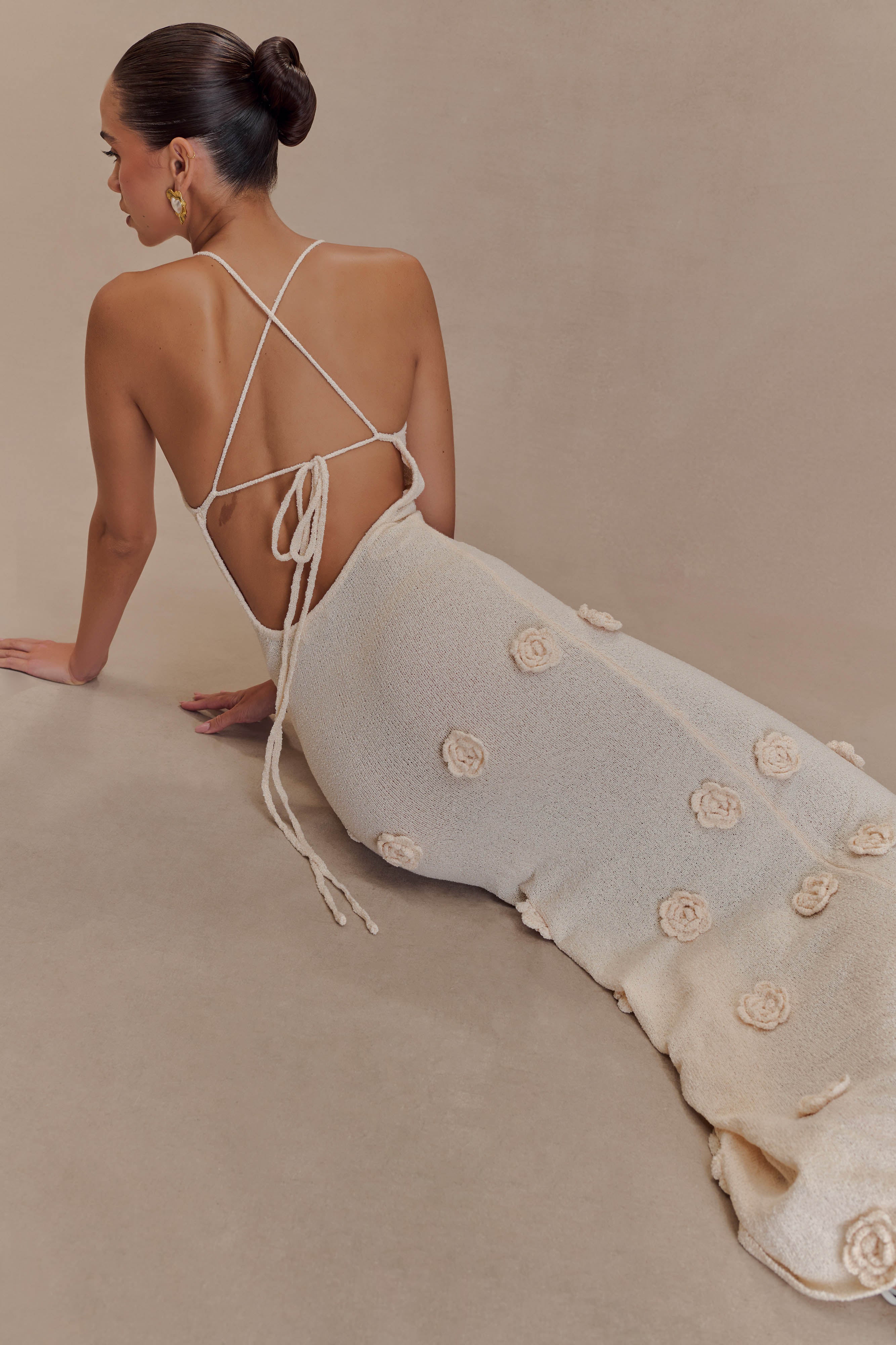 Suki Floral Knit Maxi