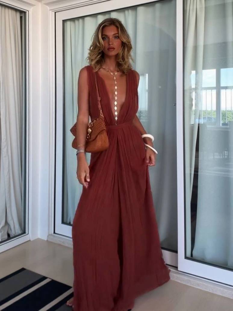 Aria Lace Up Jumpsuit