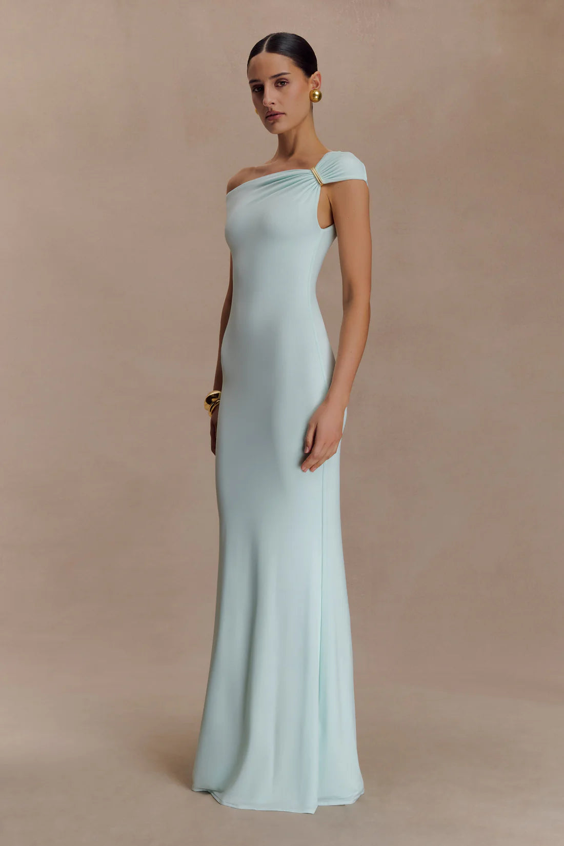 Kinsley Slinky Maxi Dress With Hardware