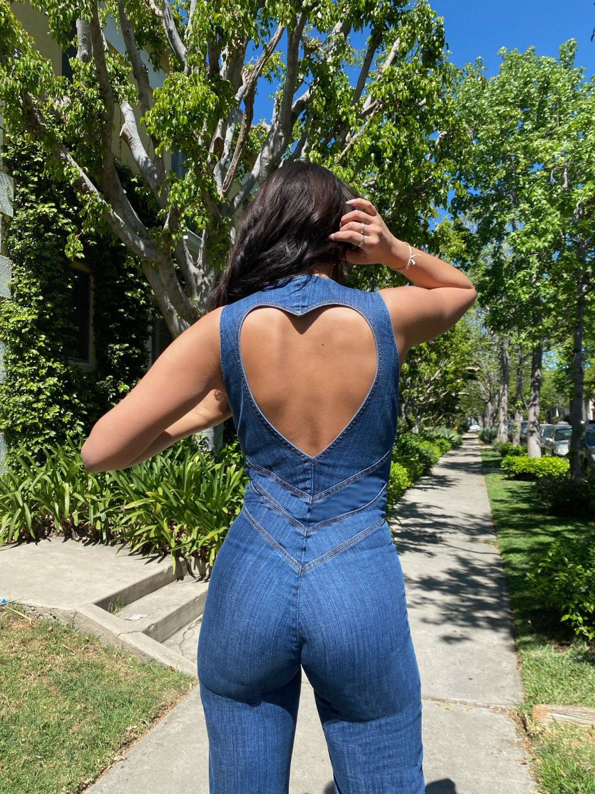 Aria Denim Jumpsuit