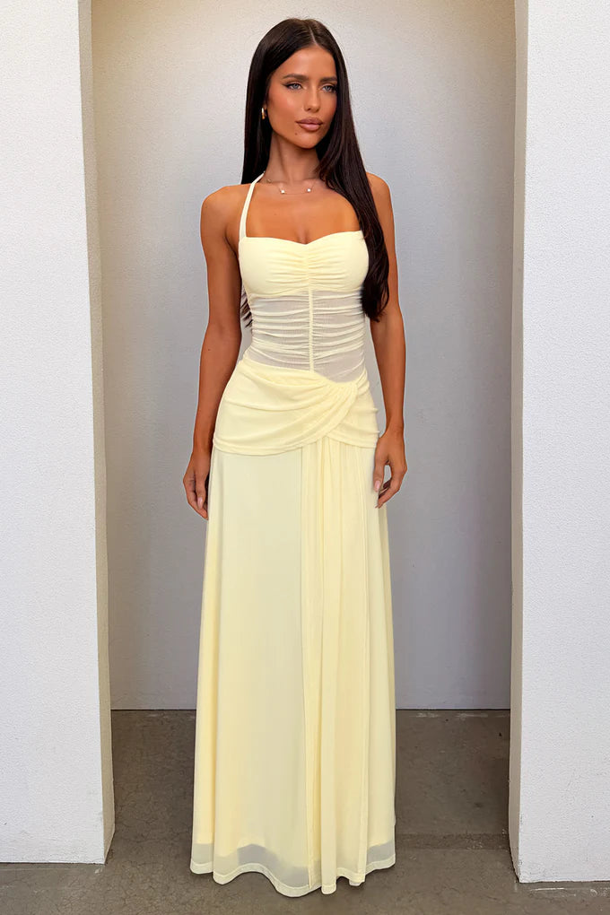 Gabrielle Mesh Maxi Dress