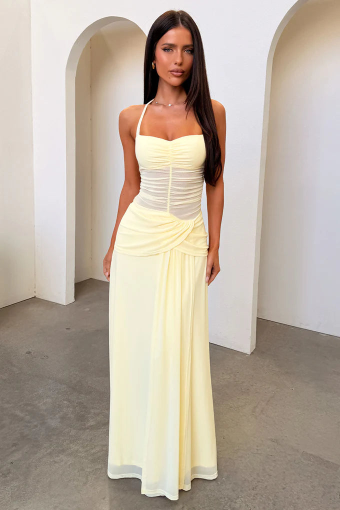 Gabrielle Mesh Maxi Dress