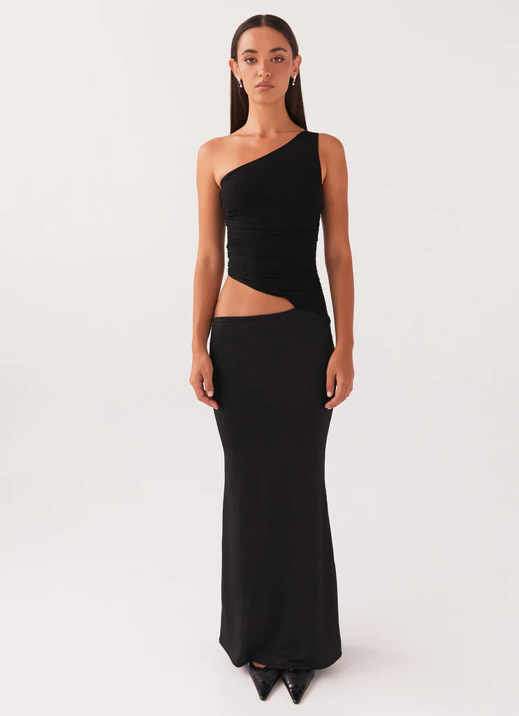 Seranella One Shoulder Maxi Dress