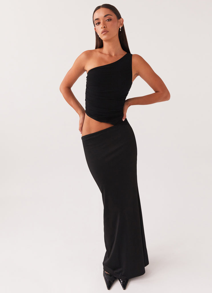 Seranella One Shoulder Maxi Dress