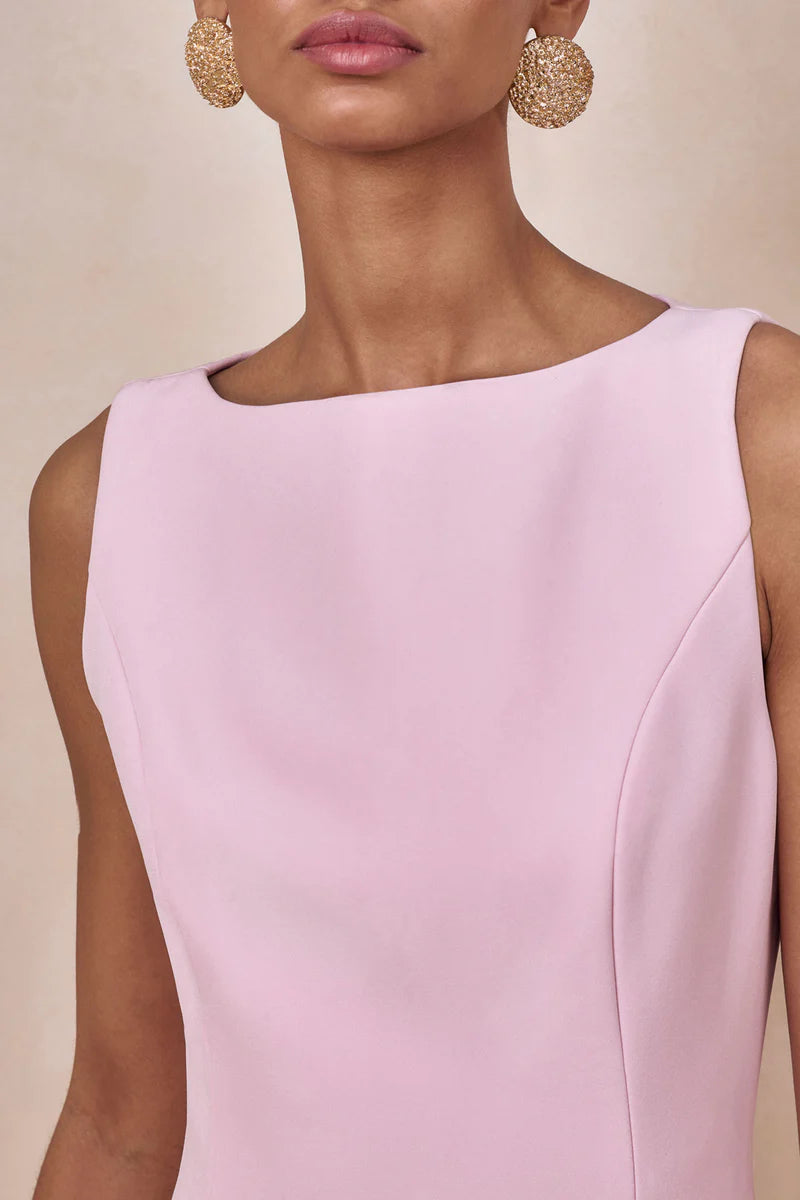 Hadley Boat-Neck Maxi Dress With Drop-Waist