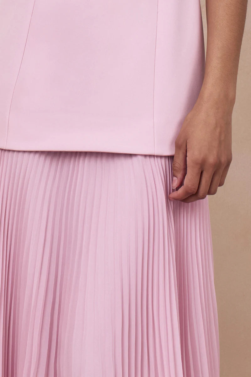 Hadley Boat-Neck Maxi Dress With Drop-Waist