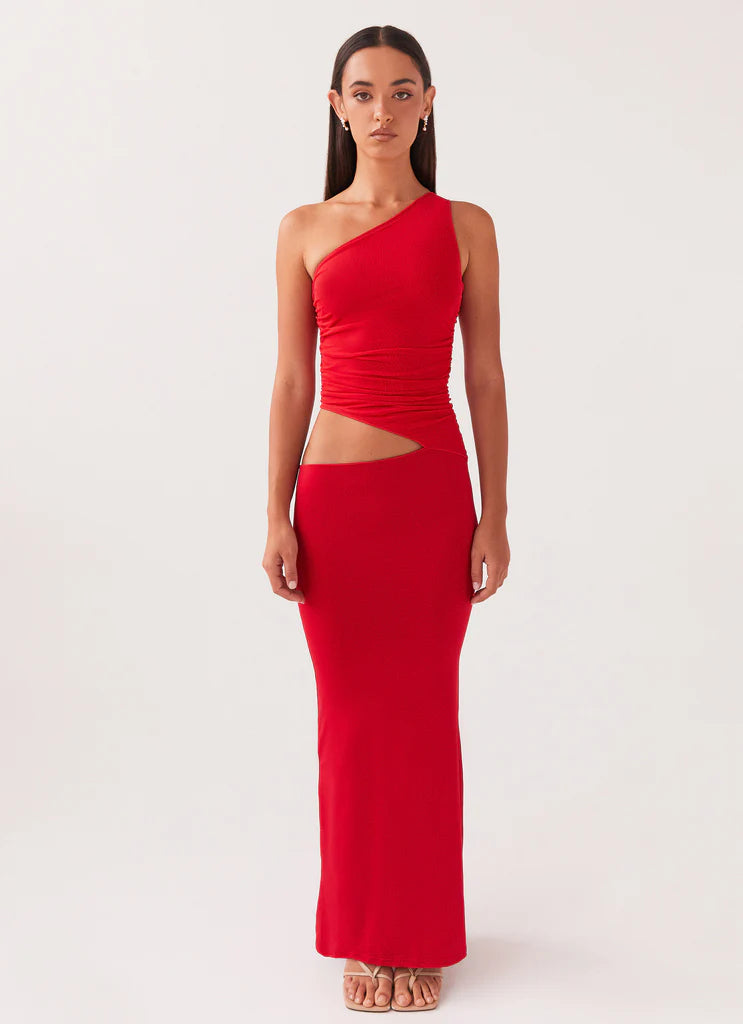 Seranella One Shoulder Maxi Dress