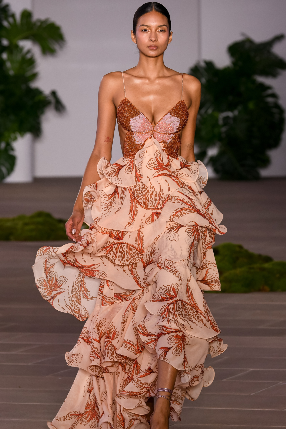 SUNSET BUTTERFLY MAXI DRESS