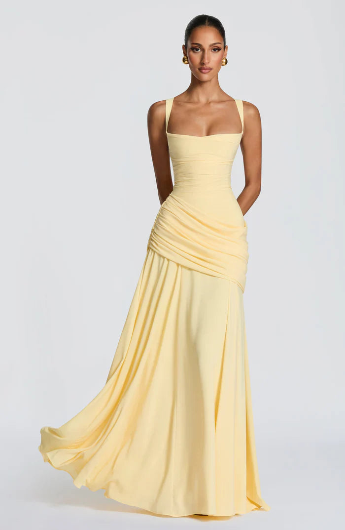 Sura Maxi Dress - Lemon
