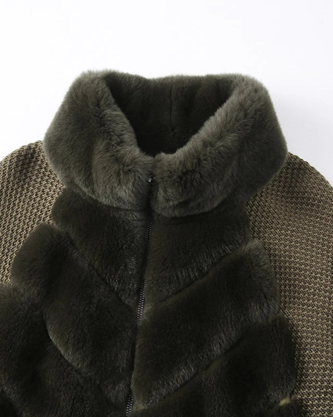 Cenya Fur Jacket - Frosted Greige