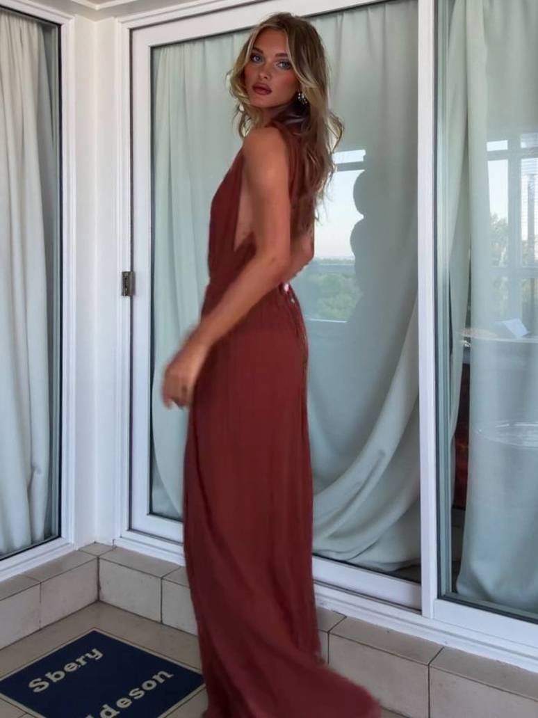 Aria Lace Up Jumpsuit