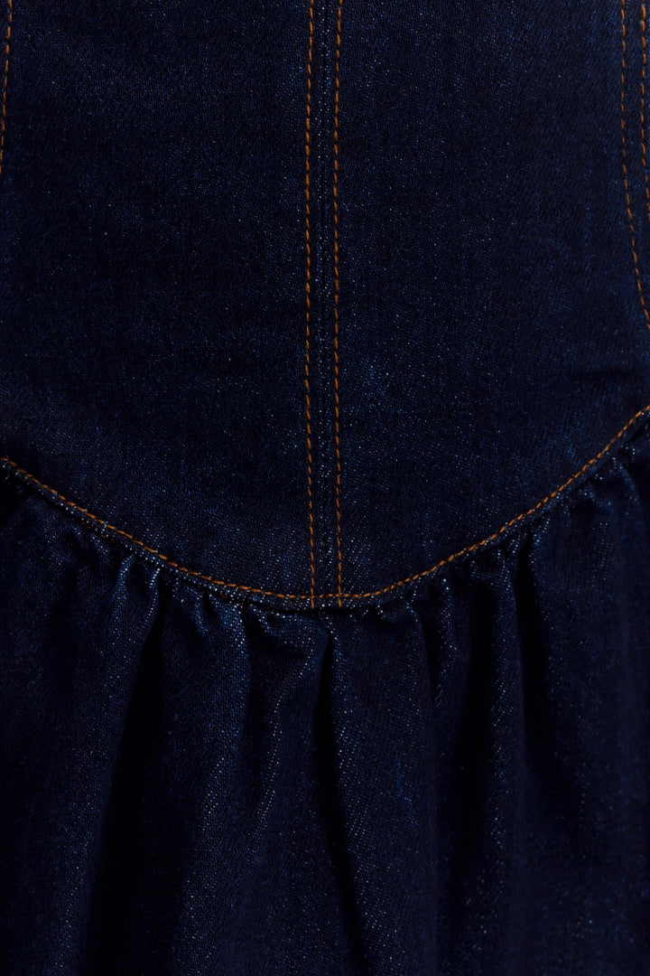 Macie | Denim Mini Dress