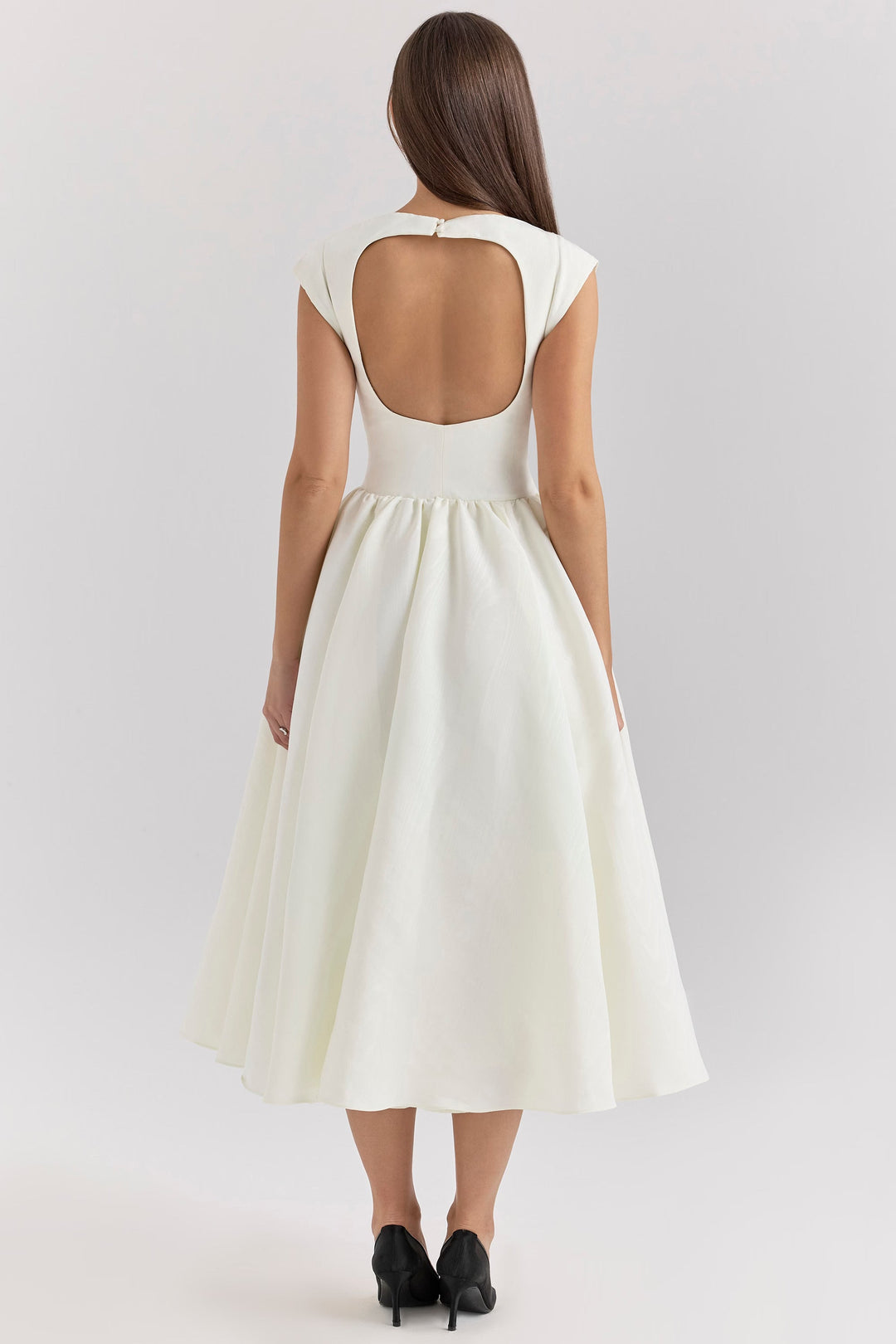 IVORY MIDI DRESS