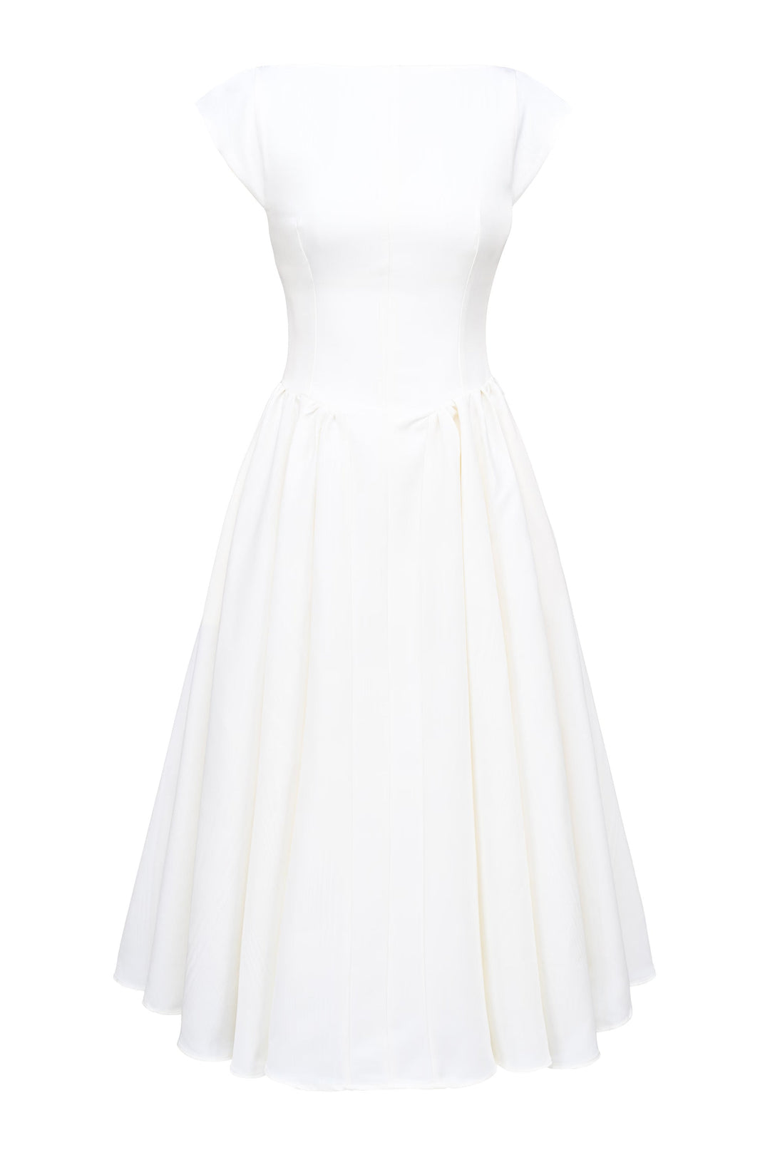 IVORY MIDI DRESS