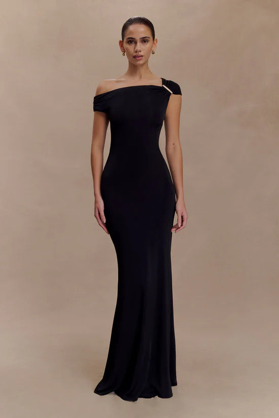 Kinsley Slinky Maxi Dress With Hardware