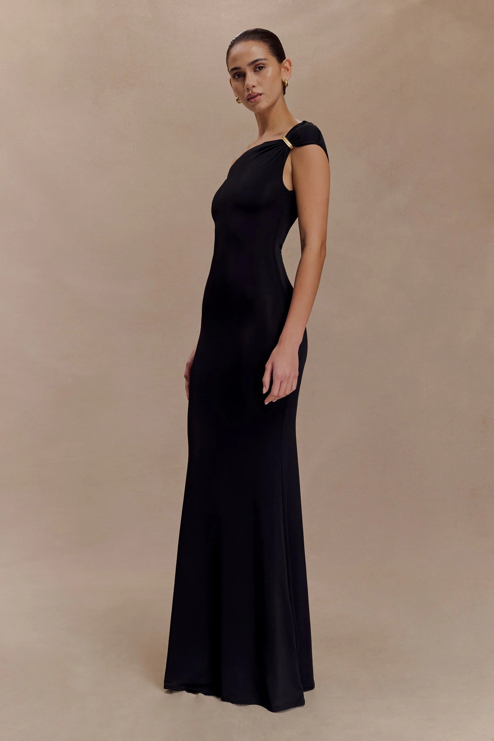 Kinsley Slinky Maxi Dress With Hardware