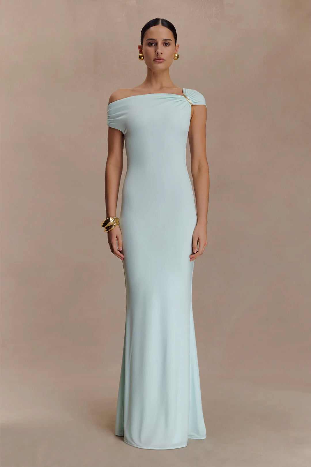 Kinsley Slinky Maxi Dress With Hardware