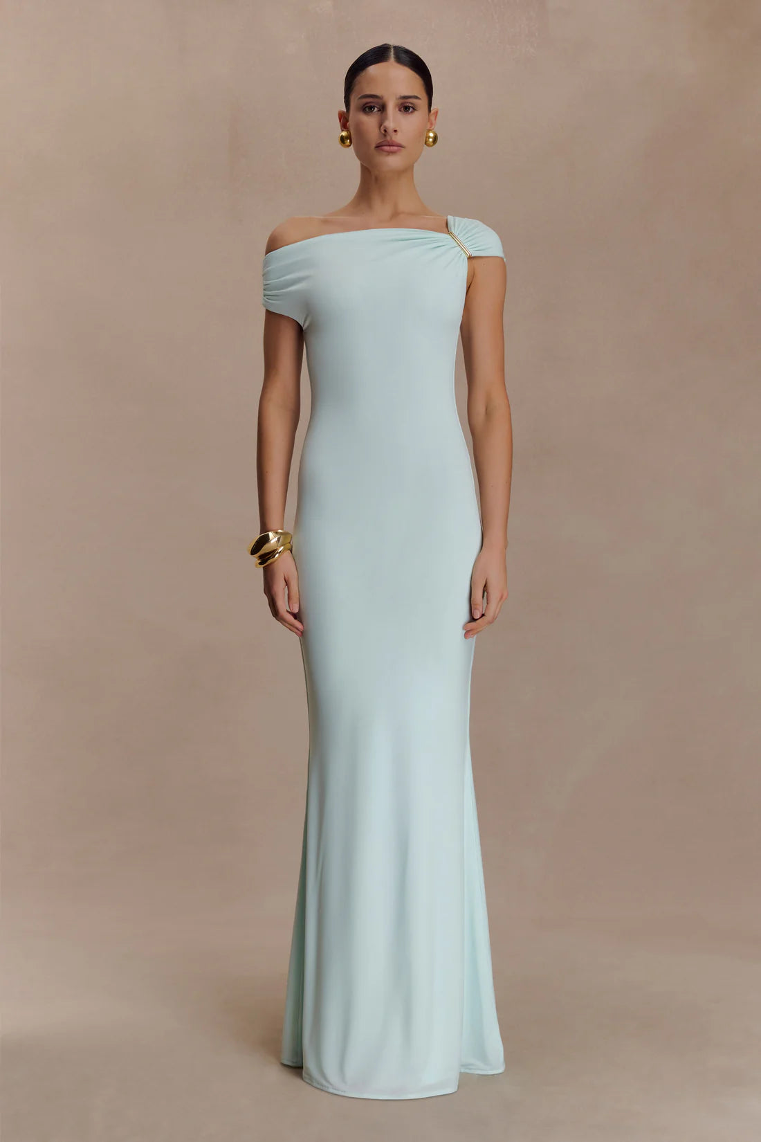 Kinsley Slinky Maxi Dress With Hardware