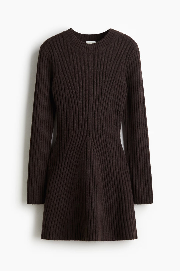 Rib knit Dress