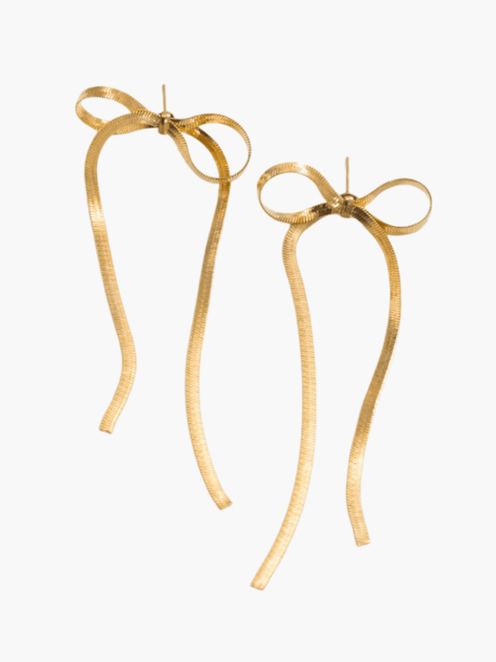 Eliana Bow Motif Earrings