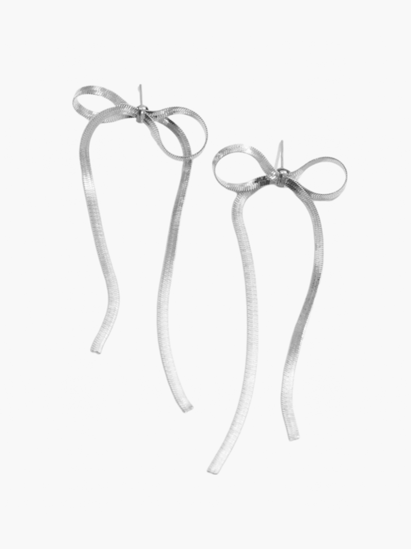Eliana Bow Motif Earrings