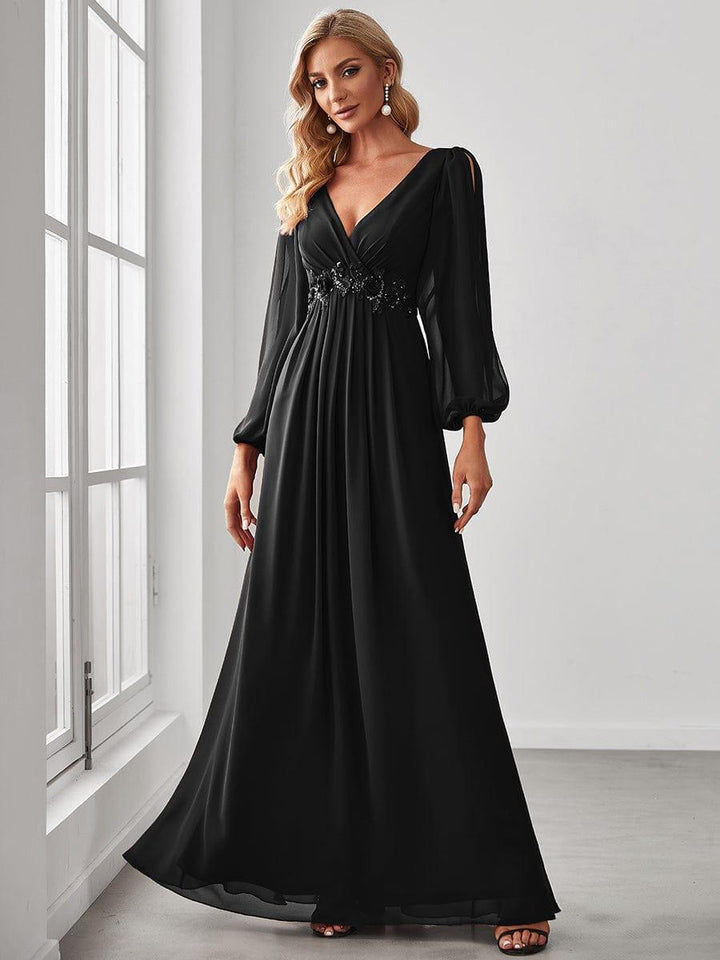 Seraphina Appliqué Maxi Dress