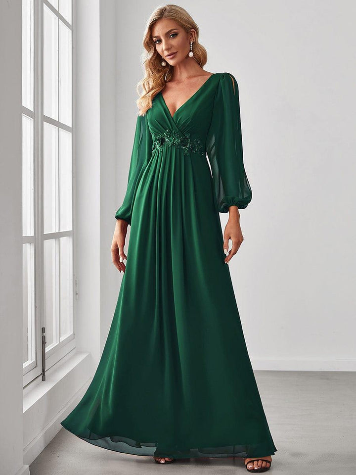 Seraphina Appliqué Maxi Dress