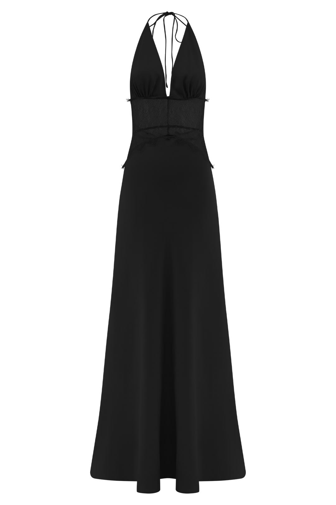 Andrea | Lace Satin Dress