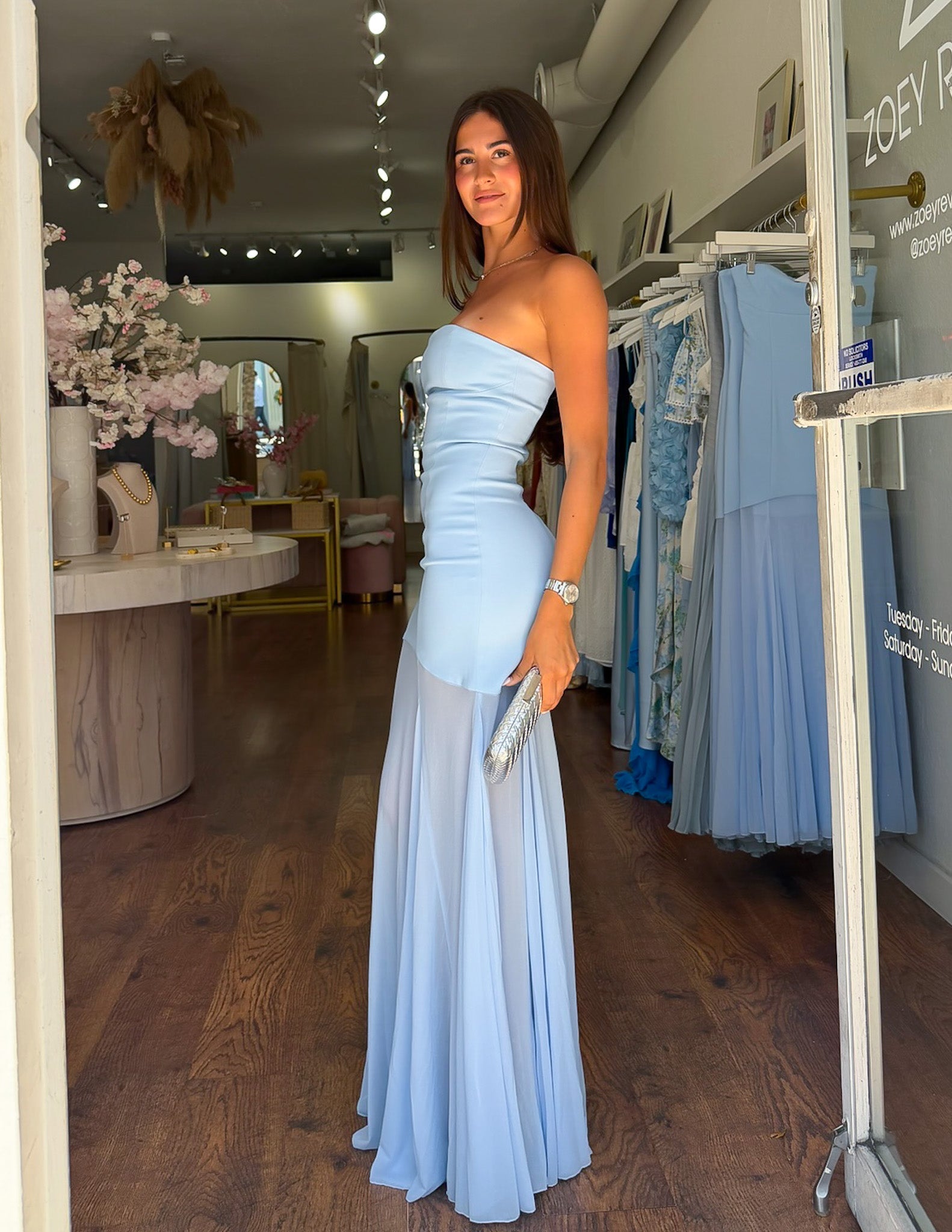 Seraphina Maxi - Sky Blue