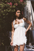 Talia | Floral Halter Mini Dress