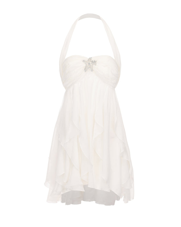 Talia | Floral Halter Mini Dress
