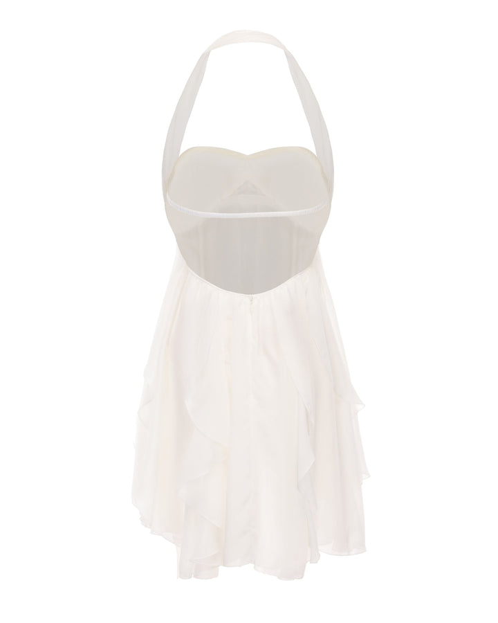 Talia | Floral Halter Mini Dress