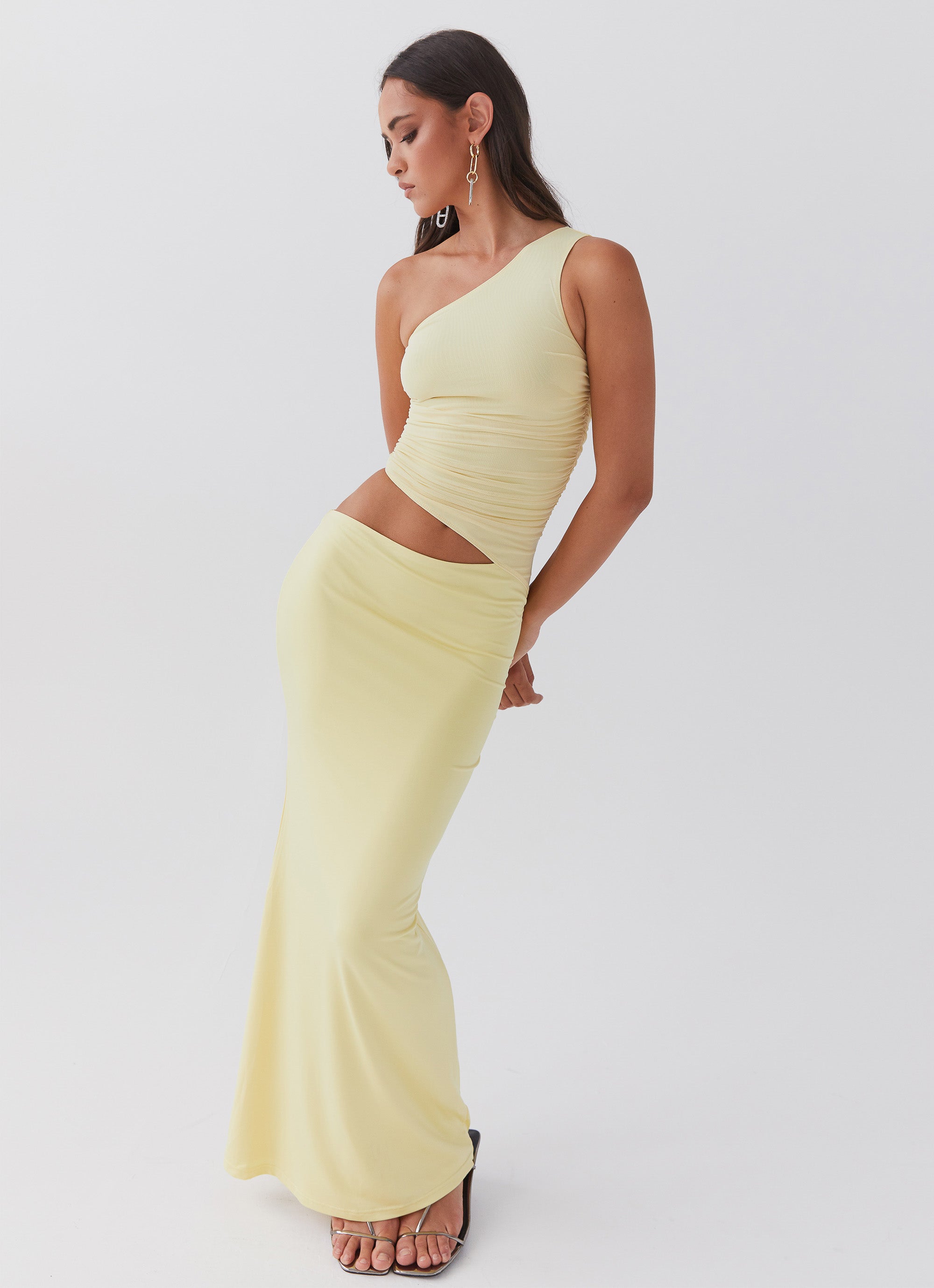 Seranella One Shoulder Maxi Dress
