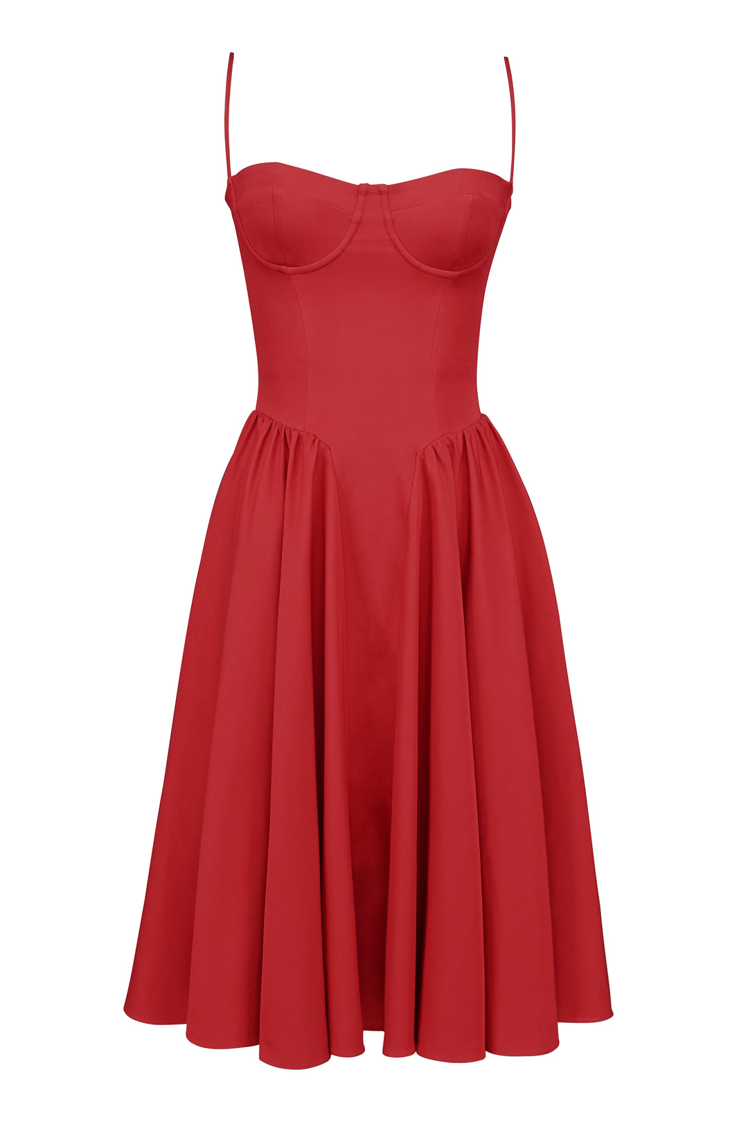 Arianna Corset Summer Midi Dress