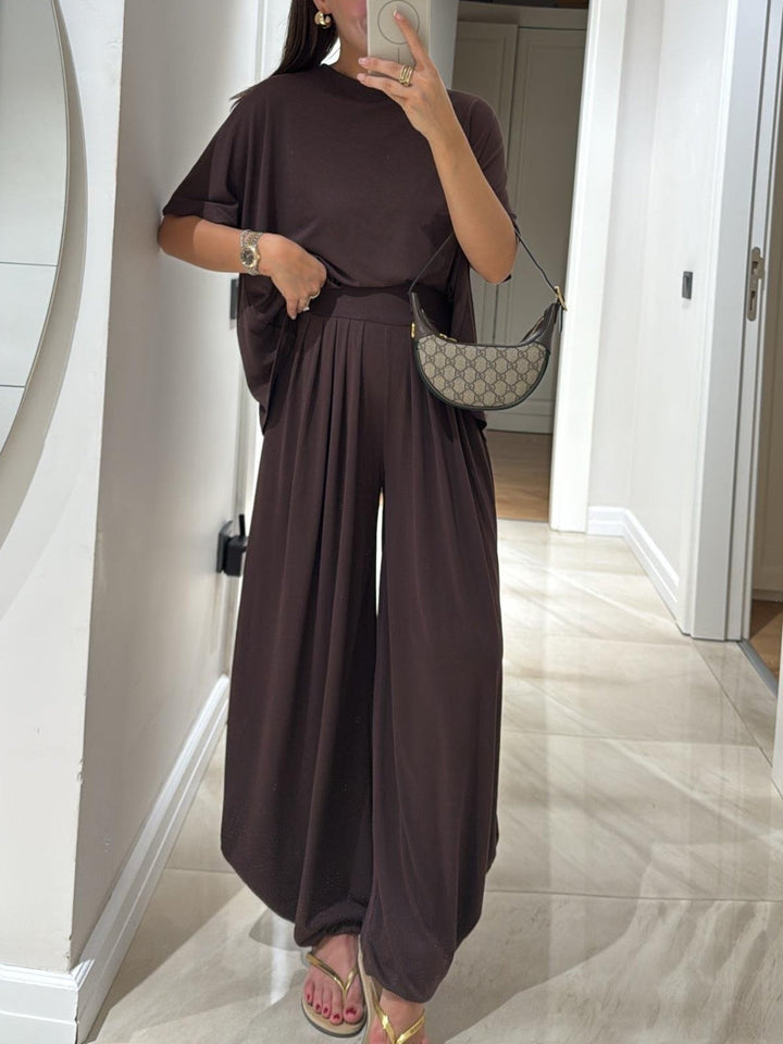 Elise | Lounge Top & Palazzo Pants Set