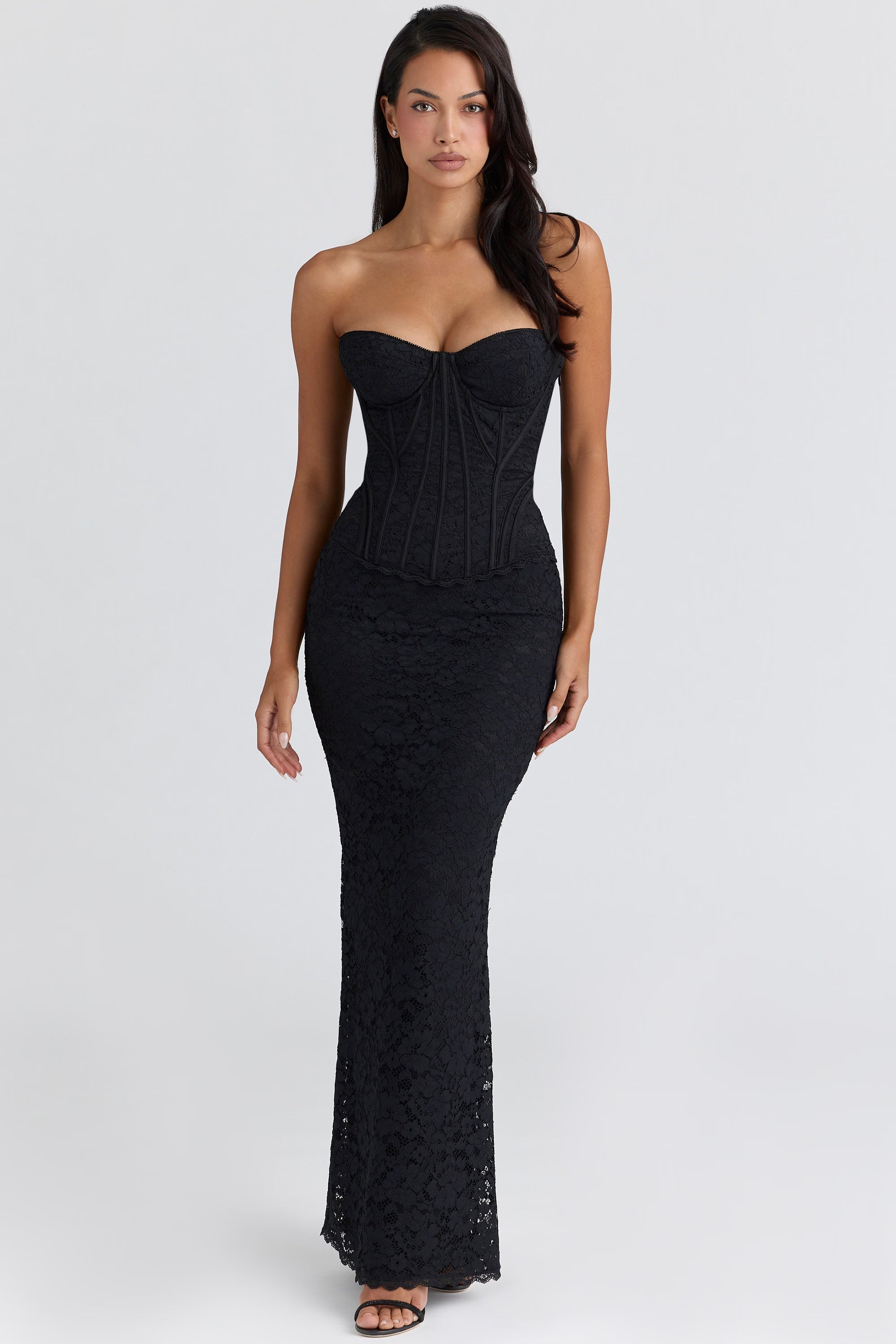 Elara Corset Maxi Dress