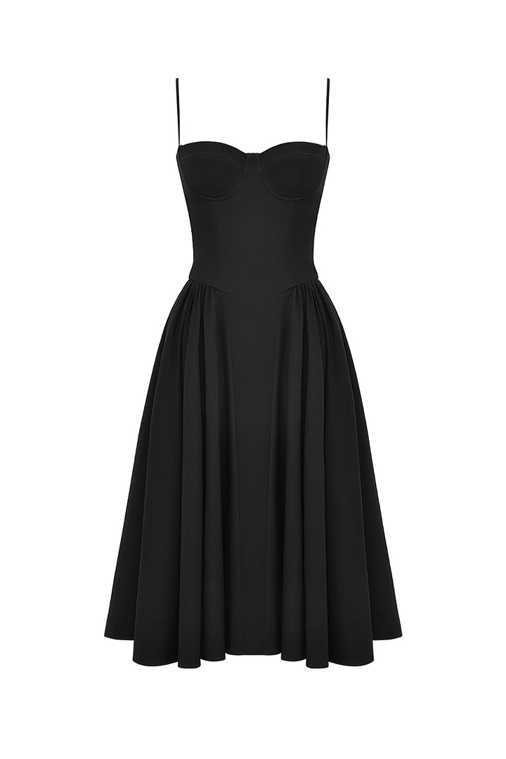 Arianna Corset Summer Midi Dress