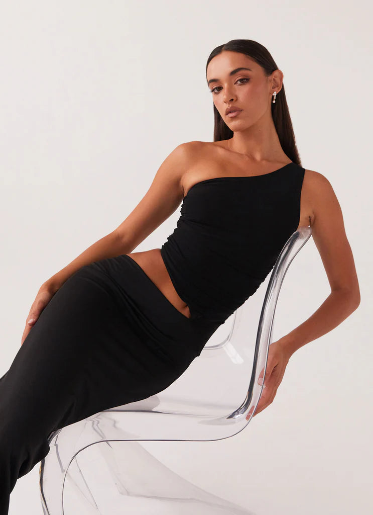 Seranella One Shoulder Maxi Dress
