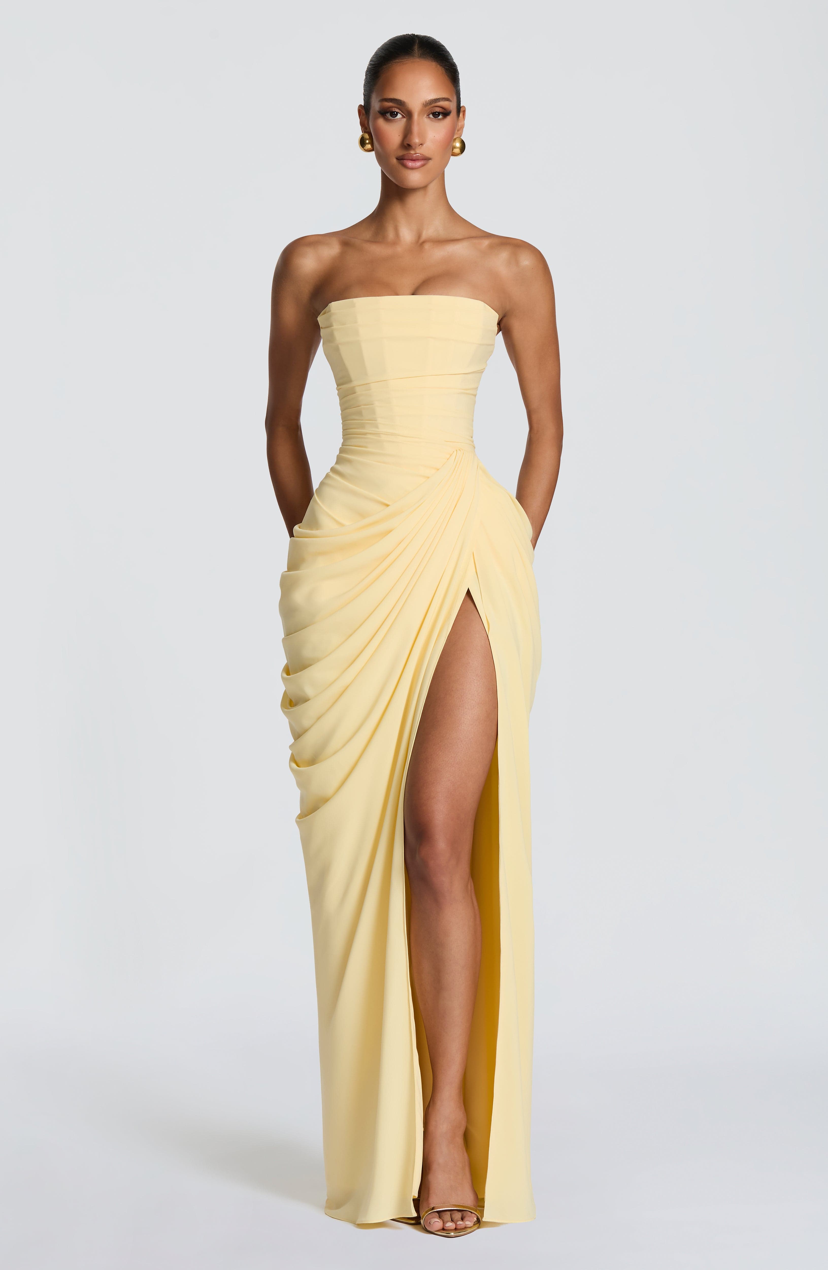 Cyra Draped Maxi