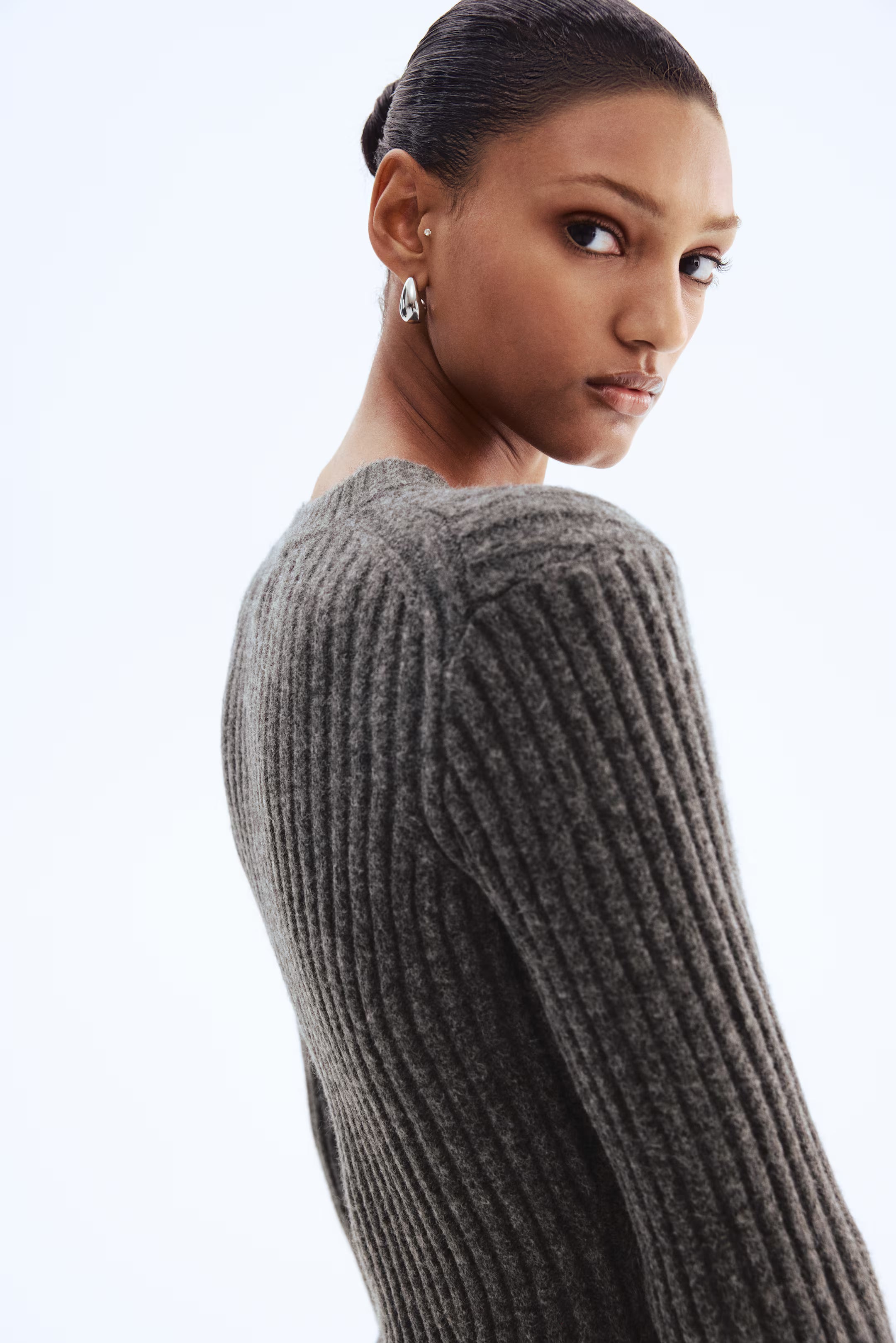 Rib knit Dress