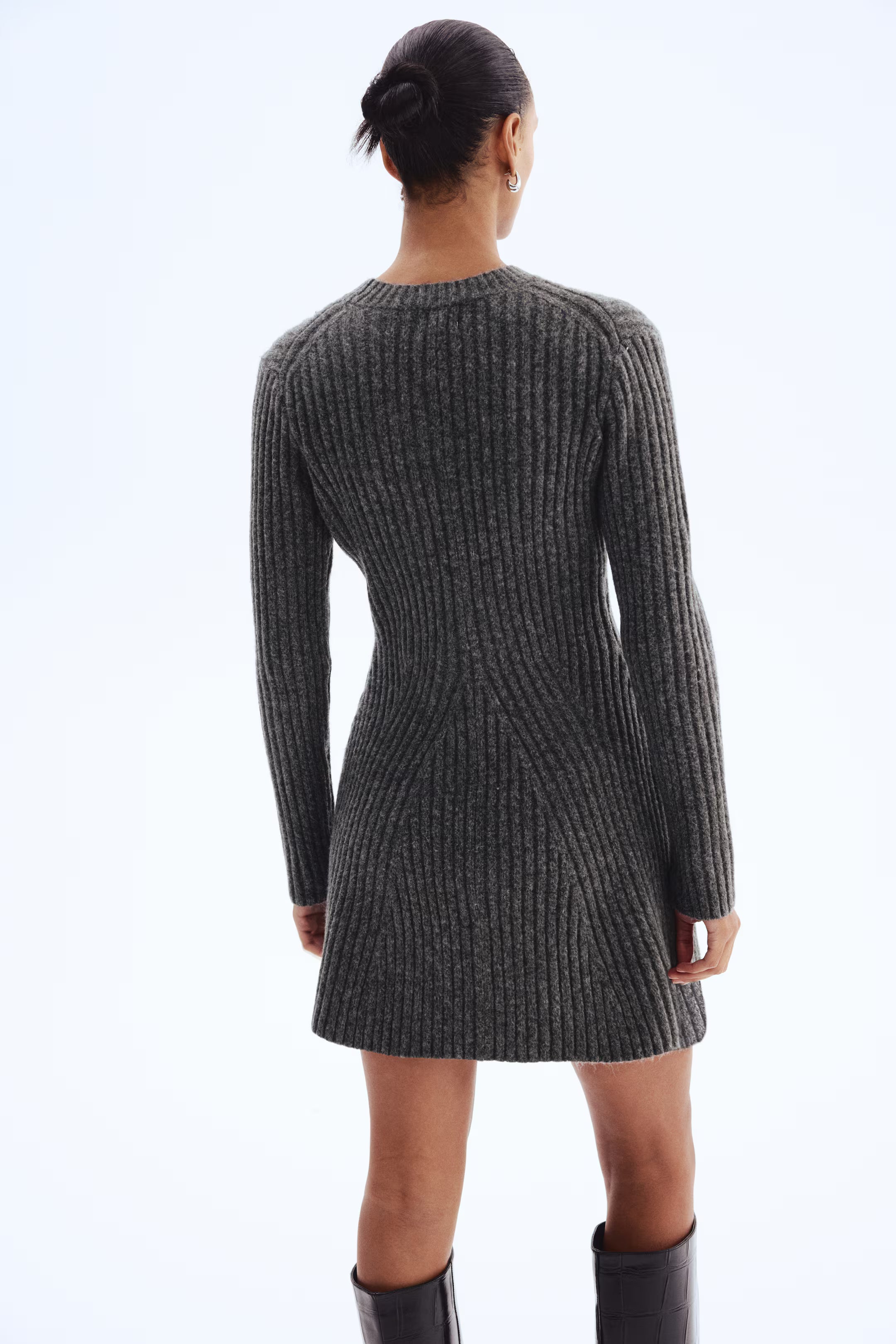 Rib knit Dress