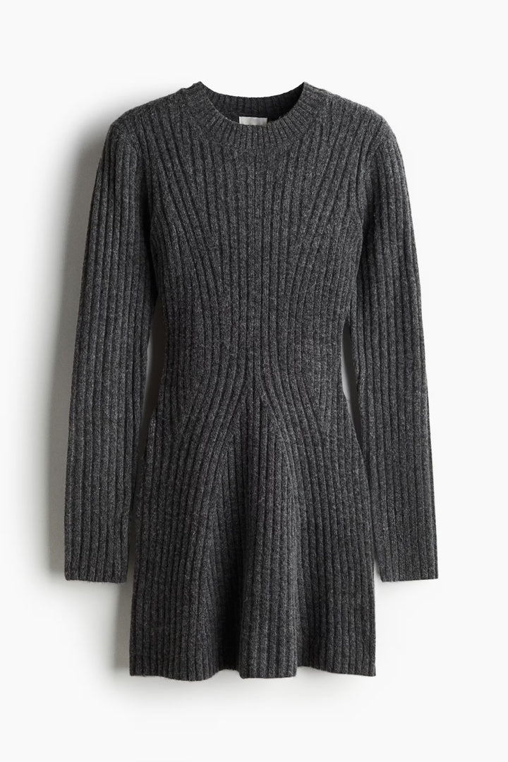 Rib knit Dress