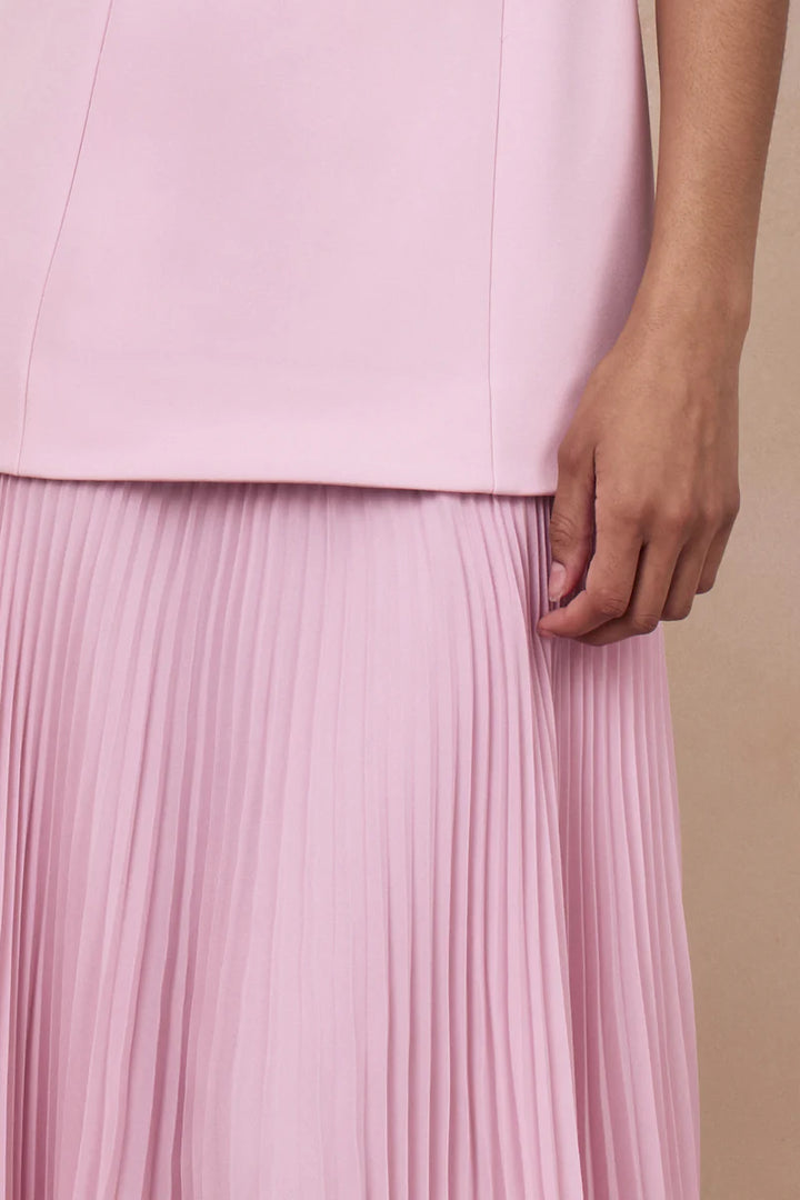 Hadley Boat-Neck Maxi Dress With Drop-Waist