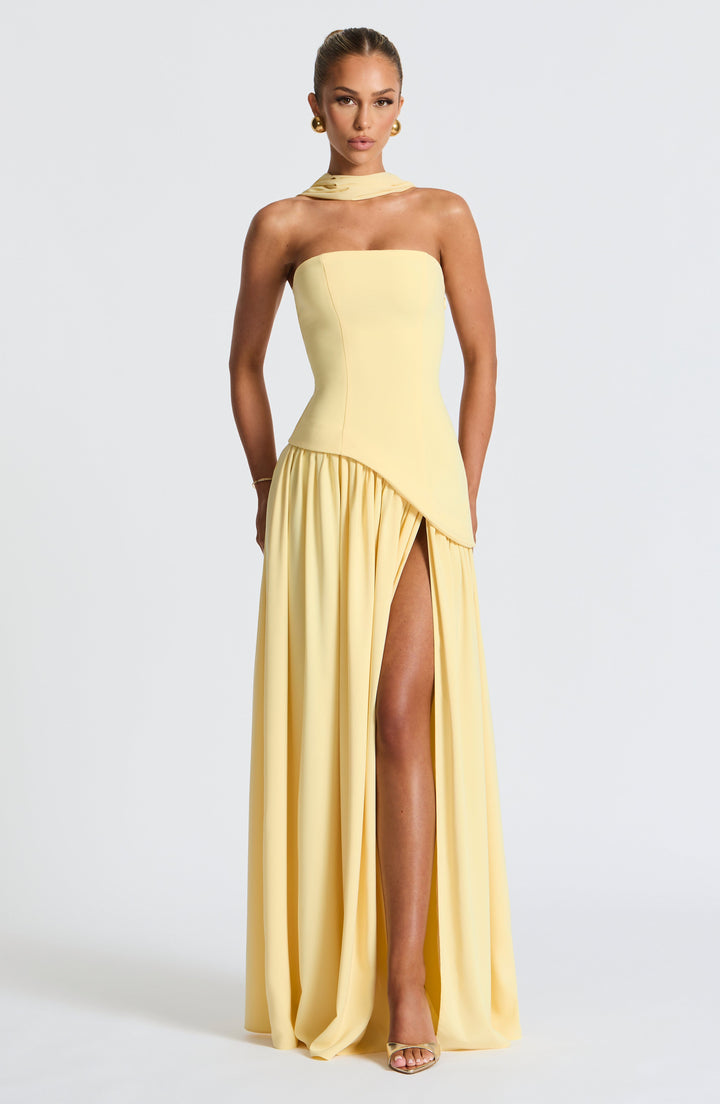 Vivian | Twilight Bloom Maxi Dress