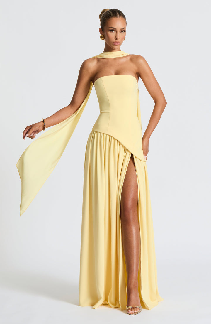 Vivian | Twilight Bloom Maxi Dress