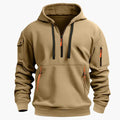 Men's Hoodie with Adjustable Hood and Zipper Pockets