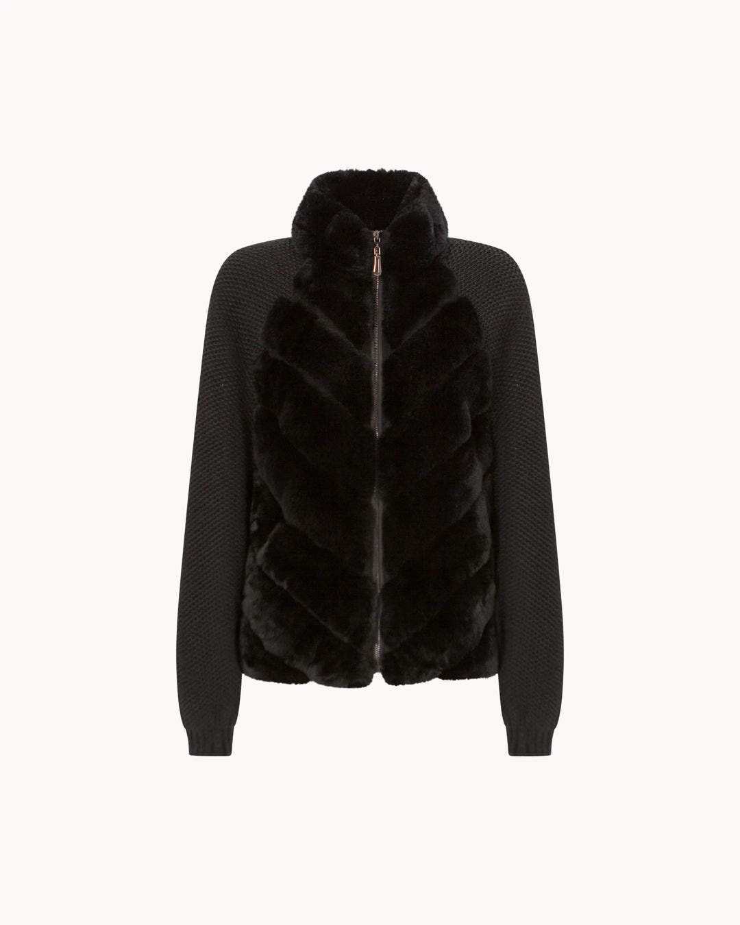 Cenya Fur Jacket - Frosted Greige