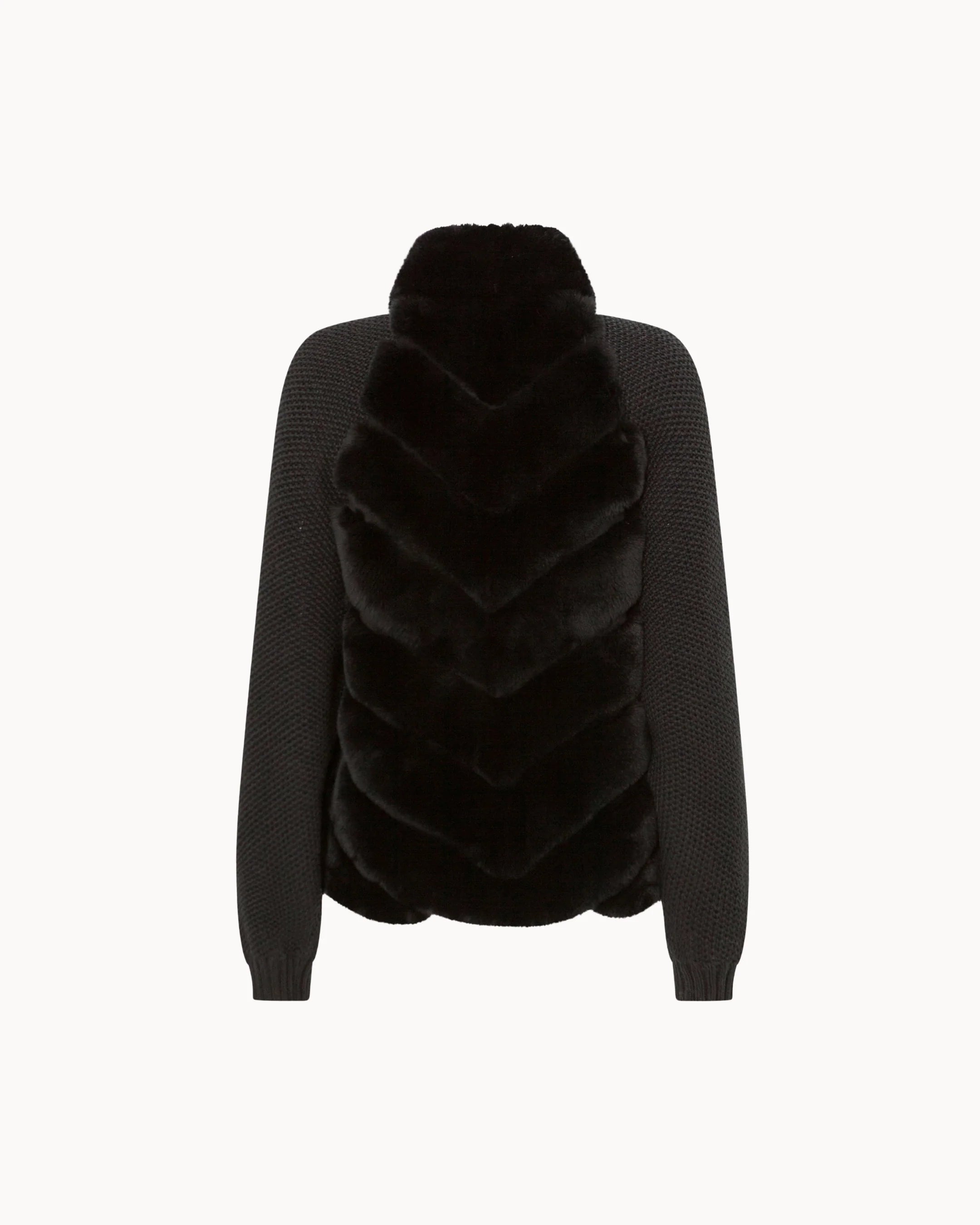 Cenya Fur Jacket - Frosted Greige
