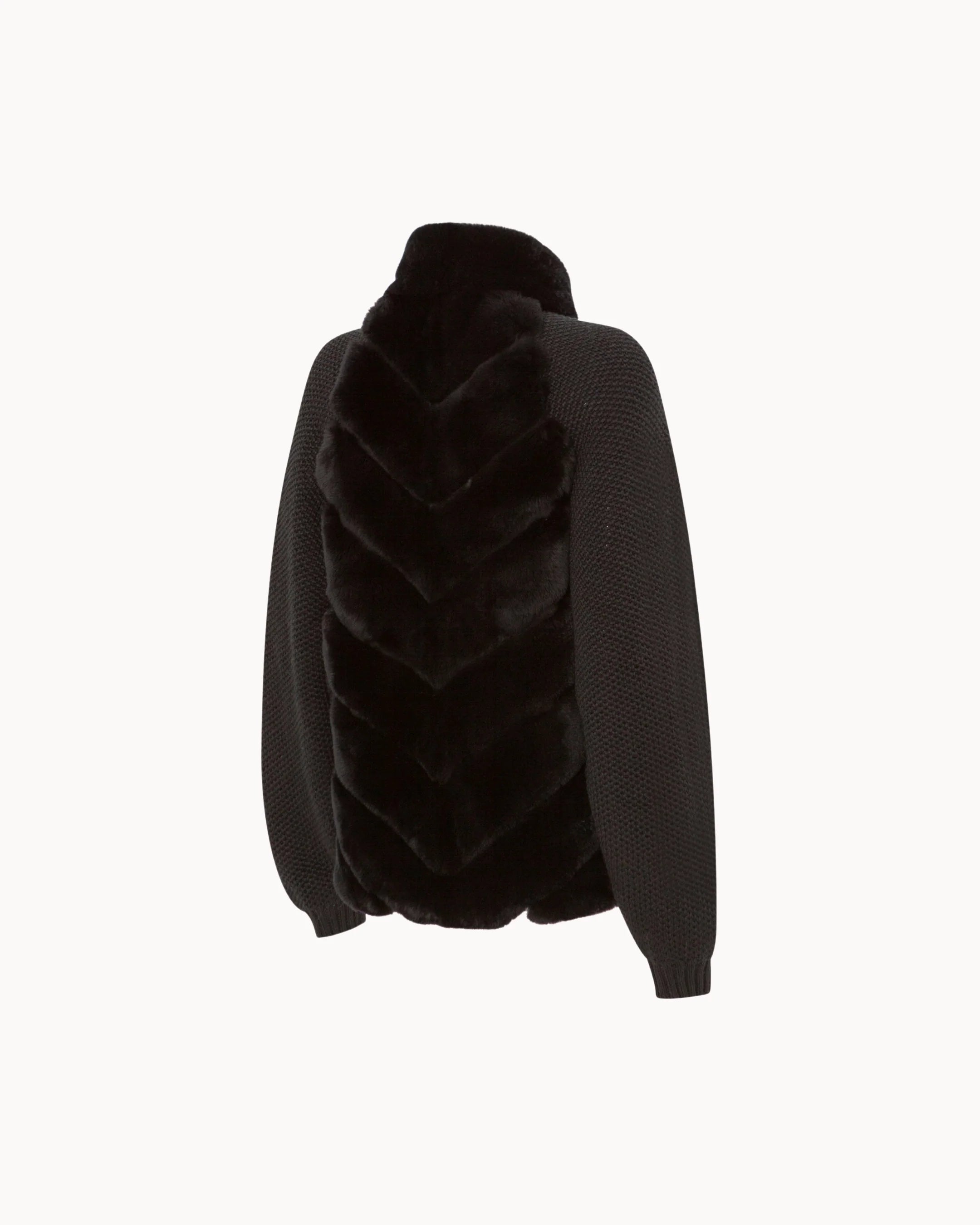Cenya Fur Jacket - Frosted Greige